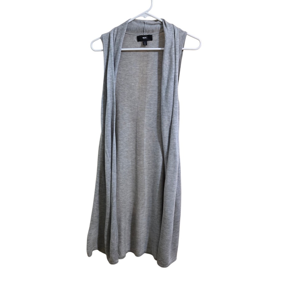 Mossimo Women's Vest Cardigan Size M/L GREY Open Front